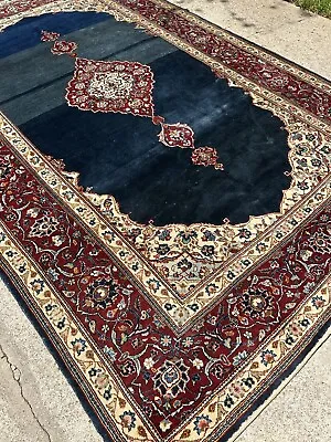 Antique  Rug Handmade M Ashad Oriental Carpet 7’X11’ • $739.99