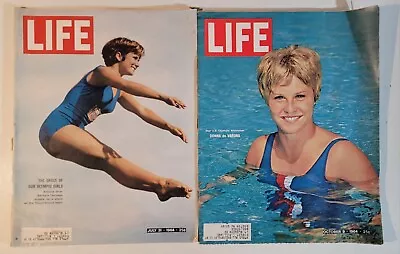 Lot Of 3 Vintage LIFE Magazines W/ 1964 Olympics USA Covers • $24.99