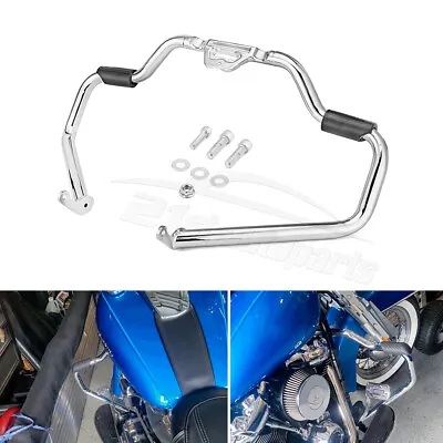 Mustache Engine Guard Bar For 18-24 Harley Softail FLFB FXBR FLDE FLHC 114/107 • $130.49