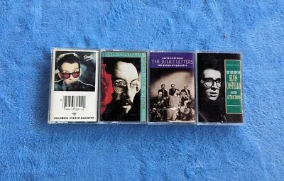 ELVIS COSTELLO 4 Cassette Tape Lot Rock Classical Trust Juliet Letters Mighty • $9.99