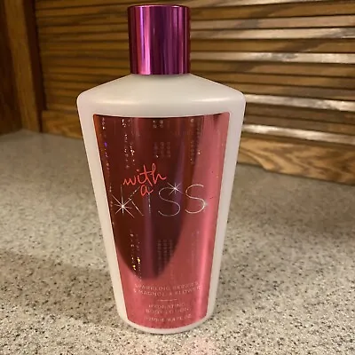 Victoria’s Secret With A Kiss Sparkling Berries Magnolia Flower Lotion 8.4 Oz • $19.99