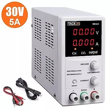 DC Variable Power Supply Course And Fine Adjustments 4-Digit Display • $29.99