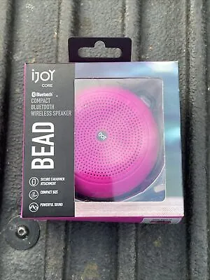 IJoy Bead Compact Bluetooth Wireless Speaker Pink IJ17-BEAD-Q3B1 • $7.19