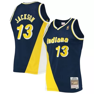 Indiana Pacers Mark Jackson #13 Mitchell & Ness Navy 1996/97 NBA Swingman Jersey • $274.94