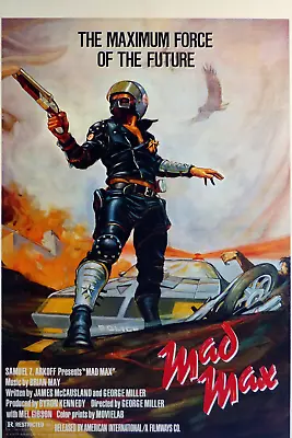 Original Mad Max Vintage Poster Movie Poster • $20
