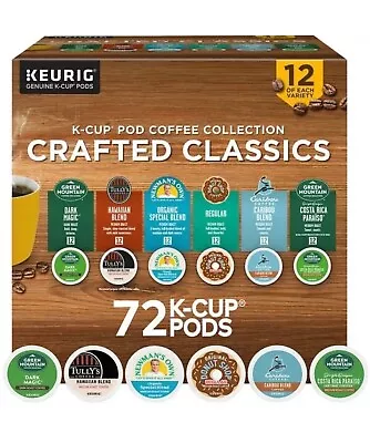 Crafted Classics Limited Edition Collection 72 K-cup Coffee Pods Variety Pack • $35.99