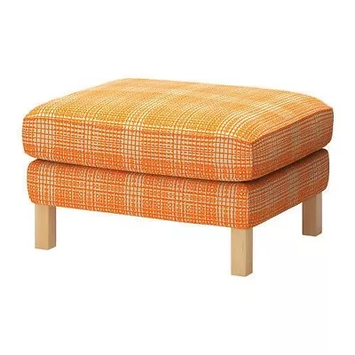 Ikea Karlstad Footstool Cover - Husie Orange 302.546.94 • £65