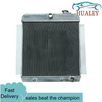 For 3row 1955-1959 Chevy Pick Up Truck 4.3l V8 A/mt 1956 1957 Aluminum Radiator • $275