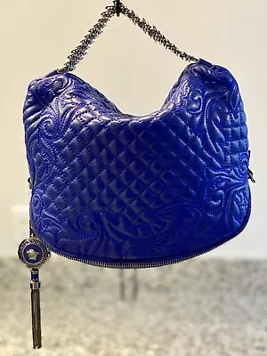 VERSACE - Vanitas Medusa Embroidered Handbag/Crossbody • $749.99