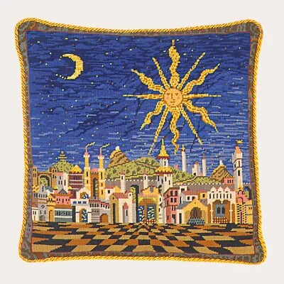 EHRMAN Candace Bahouth STARRY NIGHT Needlepoint Tapestry Kit RARE Medieval • $221.07