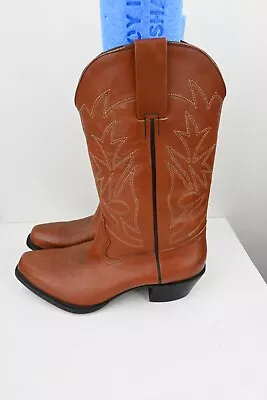 Rough Riders Cowboy Boots In Cognac Mens US8.5/ Womens10 • $245