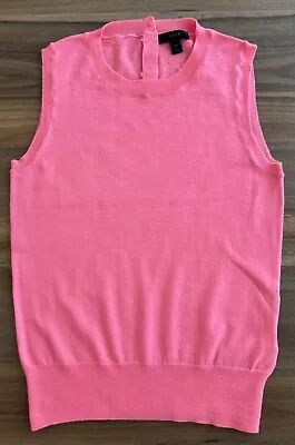 J Crew Pink Peach Fine Merino Tank Top Vest Sz XS New • $24