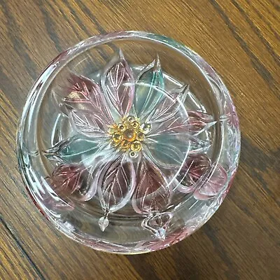 Mikasa Studio Nova 5 1/8” Glass Bowl Flower Candy Nut Dish Excellent • $7.50