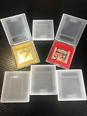 X 6 Nintendo GBC GameBoy Game Original Colour Replacement Video Game Cases  • £5.95