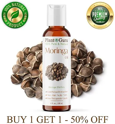 Moringa Oleifera Oil 2 Oz. Cold Pressed Seed 100% Pure Natural For Skin Hair • $8.30