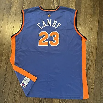 New York Knicks Marcus Camby Jersey Champion Mens Size  52 XXL • $67.75