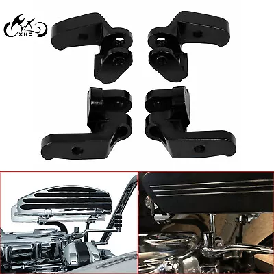 Motorcycle Front Rider Floorboard Relocation Brackets For Harley 1 Forward & Out • $26.58