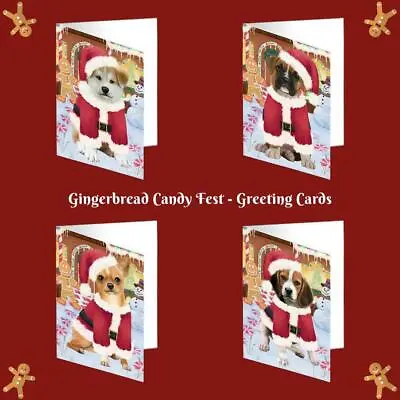 Christmas Gingerbread Candyfest Dog Cat Pet Photo Greeting Invitation Card • $64.89