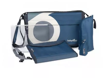 Babymoov Messenger Changing Bag In Petrole With Changing Mat And Soother Holder • £19.75