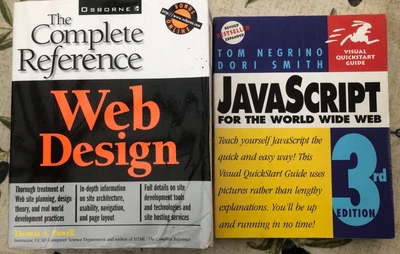 £6.99 • Buy Web Design And Javascript - 2 Books