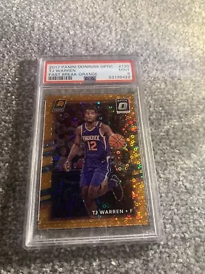 2017 Panini Donruss Optic Fast Break Orange TJ Warren PSA 9 /193 • £9