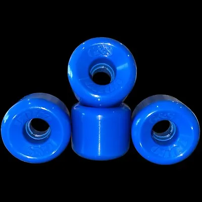 Set Of (4) G&S Gordon & Smith Yo-Yo Skateboard Wheels 63mm 86A YoYo Blue • $100