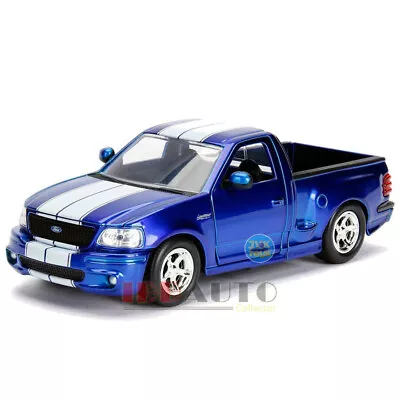 Jada 1999 Ford F-150 Svt Lightning Pickup Truck Candy Blue 1/24 Diecast 30358 • $12.80