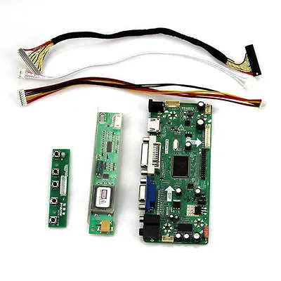 (HDMI+DVI+VGA)LCD Controller Board Driver Lvds Diy Kit For B173RW01 V.1 V1 • $24.36