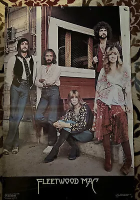 FLEETWOOD MAC 1977 Vintage ROCK & ROLL POSTER  LA  STEVIE NICKS MICK MCVIE MUSIC • $250