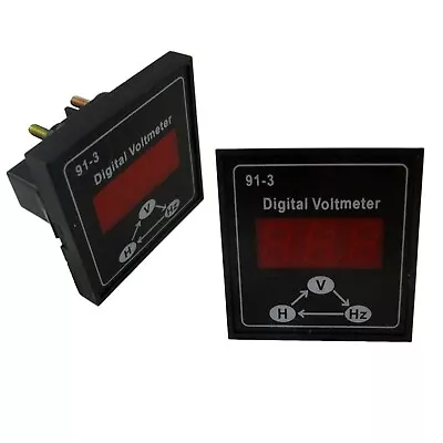 Improved Precision Digital Voltmeter For Single Phase And 3 Phase Generator • £7.51