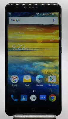 $44.95 • Buy ZTE ZMAX Pro Z981 32GB Black T-Mobile Metro Unlocked Android 4G Smartphone 1678