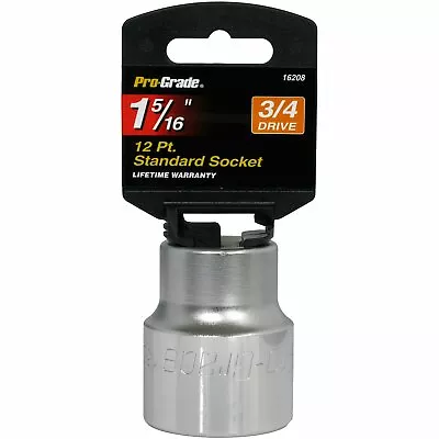 1-5/16  Socket 3/4  Drive 12 Point Socket SAE Pro-Grade 16208 • $11.69