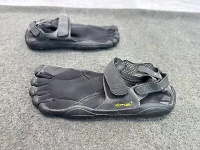 Vibram Fivefingers Womens EU 39 US 8-8.5 W138 FLOW  Black/Black EUC Fast Ship • $39.01