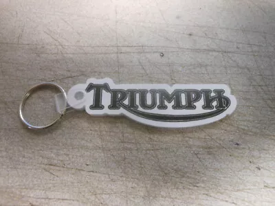 Triumph Retro Vintage Motorcycle Keychains Key Chain Bonneville Thunderbird QTY4 • $25.95