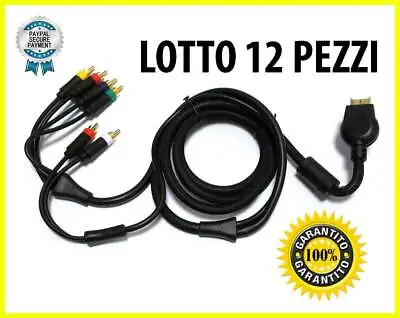 £46.02 • Buy Lotto 12 X Cable Av Component HD Audio Video Rca Composite PS3 PS2 PLAYSTATION