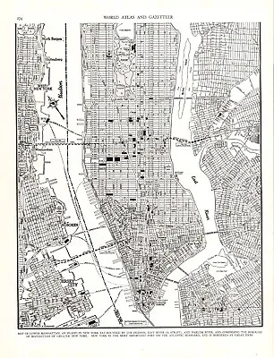 £22.94 • Buy 1942 Vintage MANHATTAN City MAP New York City & The Bronx Map Set Of 2 Maps 1052