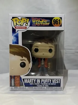 Funko Pop Back To The Future 961 MARTY MCFLY In Puffy Vest Vinyl Figure • $13.99