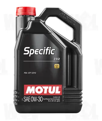£24.99 • Buy Motul Specific PSA 2312 0w-30 0w30 Fully Synthetic Engine Oil 106414