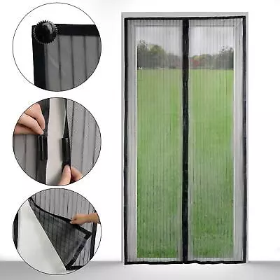 Magic Door Screen Magnetic Mesh Net Anti Insect Fly Mosquito Bug Curtain Frame • £6.99