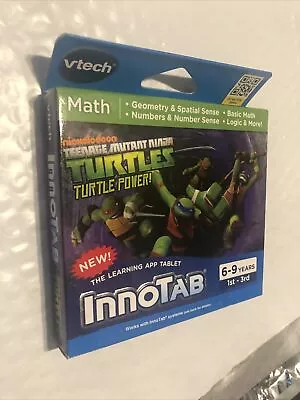 VTECH INNOTAB Nickelodeon Teenage Mutant Ninja Turtles Math Game New • $11