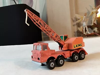 Matchbox SuperKings LAING SCAMMELL K-12 MOBILE CRANE  • £0.99