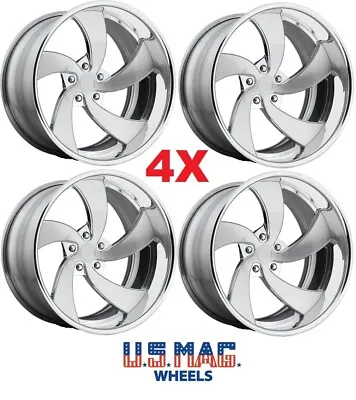 22 US MAGS DESPERADO STAGGERED 22x8.5 22X10.5 WHEEL C10 C-10 BRUSHED U134 OBS • $1536