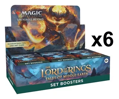SEALED CASE Set Booster Box Lord Of The Rings Tales Middle Earth LTR MTG • $874.14