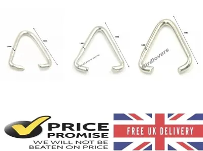 Quality Triangle Link Bails Jump Key Rings Connectors Findings 3 Sizes & Qty • £1.99