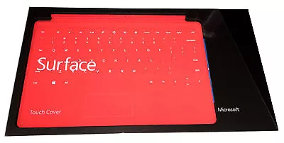 Microsoft Touch Cover Keyboard Red For Surface RT Pro RT 2 Pro 2 SEALED • $99.88