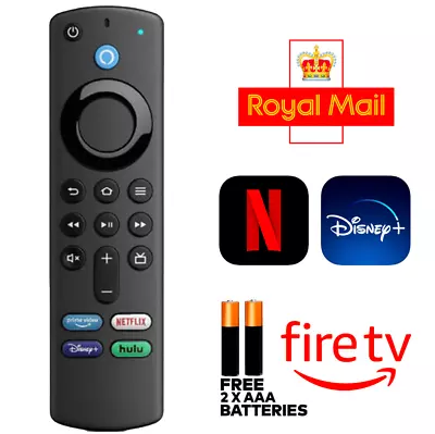 Replacement Voice Remote Control Amazon Alexa Fire TV Stick 4K Lite Max L5B83G • £7.15