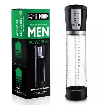 Electric Automatic Penis Enlargement Pump Rechargeable Enlarger Cock Extender • $33.95