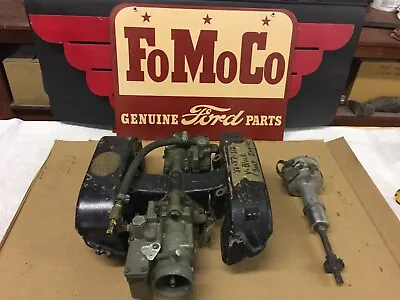 1956 1957 Ford Y-Block Marine Interceptor Manifold Carbs & Linkage 292-312  • $1800