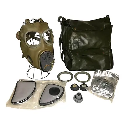 Authentic Czech Army M10 Gas Mask & Filter - Genuine Military Surplus - Cold War • $24.65