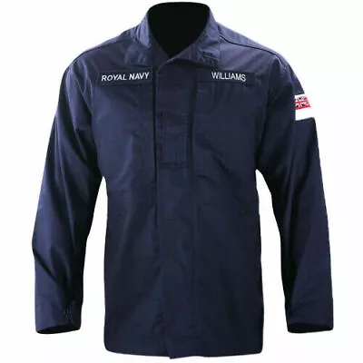 £19.95 • Buy Genuine Royal Navy Jacket Shirt Combat Warm Weather Blue FR,RN NEW & NEARLY NEW